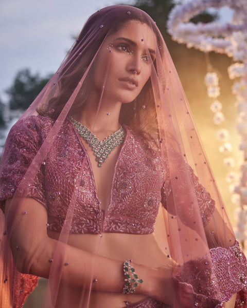 New Premium Chinon Silk Embellished With Heavy Thread Embroidery ,Glitter Dori And Heavy Sequins Work Lehenga