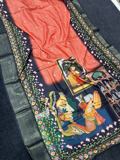 New Presenting Enchanting soft Dola silk saree
