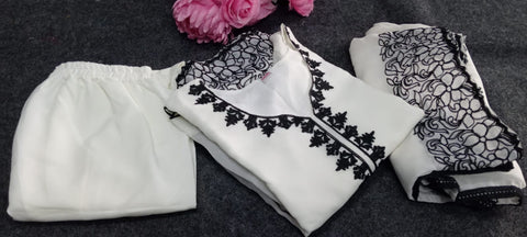New Beautiful embroidery work  Ari WorkCreap kurti with pant