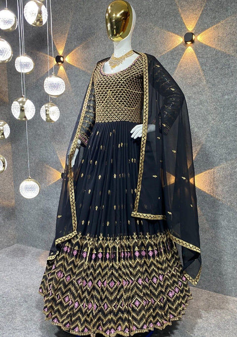 NEW DESIGNER PARTY WEAR LOOK GOWN