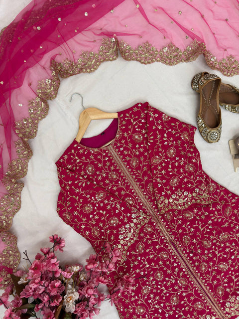 NEW DESIGNER CHINNON SILK SUIT