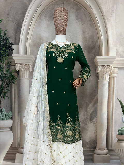 New Launching Pure Faux gorgette Silk Fabric With Micro silk Sarara