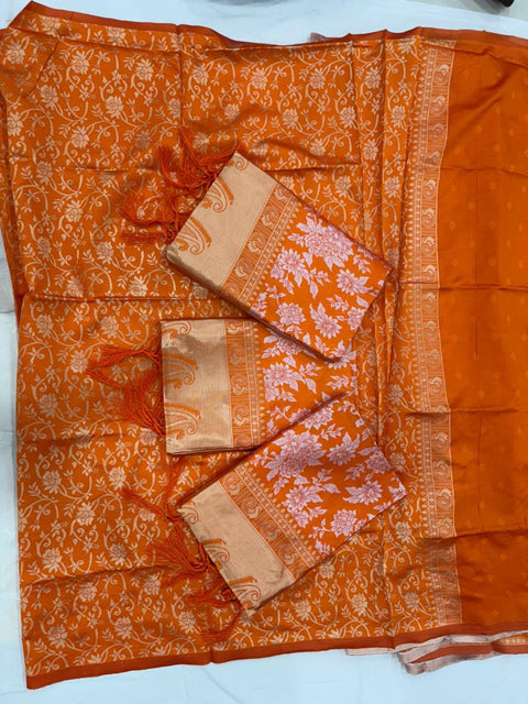 New BEAUTIFUL RICH PALLU & JACQUARD WORK ON ALL OVER THE SAREE