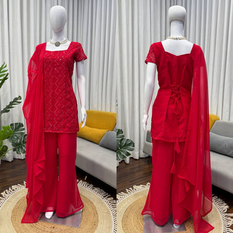 New Crafted in Classy Tones with Premium Fabric & Detailing kurti with duppta