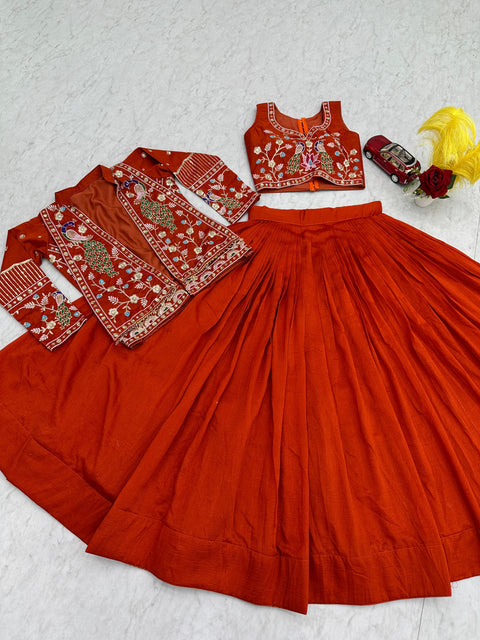 New Festival Special crop top Micro Cotton handwork Lehenga