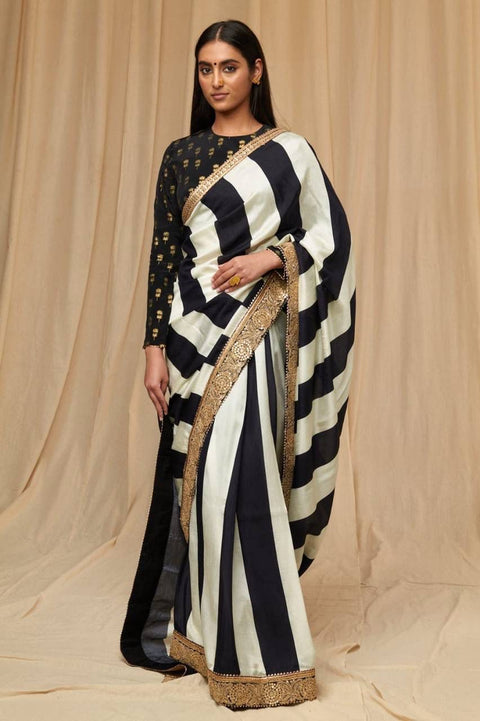 New Superhit DesignGeorgette fabric with Contrast embroidery & sequence work saree