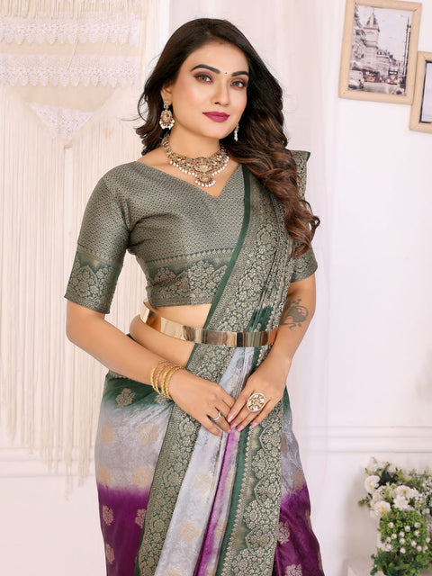 New Premium Soft Satin Silk Saree