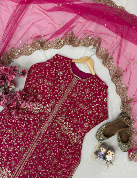 NEW DESIGNER CHINNON SILK SUIT