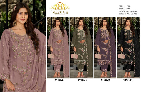 New Heavy Fox Georgette Multi Thread & Jari  With
Sequence Embroidery Stitch  Khatli Work Dress