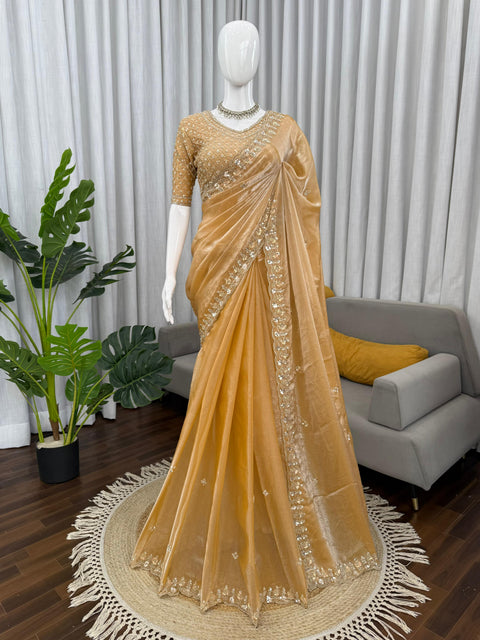New Premium perfect blend of grace and glam Designer Saree