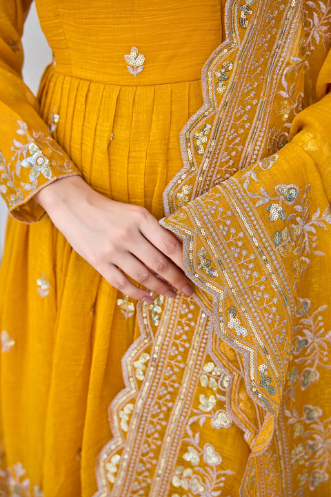 New Launching NewHavy Crunchy SilkSoft Micro InnerAnarkali Dress
