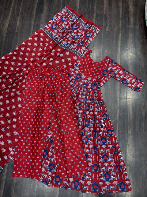 New PREMIUM READYMADE  KURTI WITH PANT & DUPATTA SET