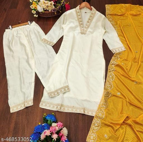 New PRESERNTING NEW  STYLISH DESIGNER HEAVY  ROSE GOLD EMBROIDERY WORK WITH PENT