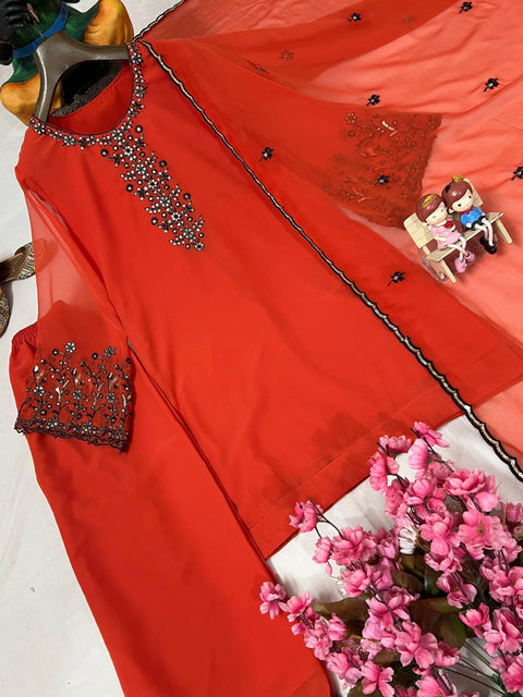 NEWLY LAUNCHED KURTI-PLAZZO SET