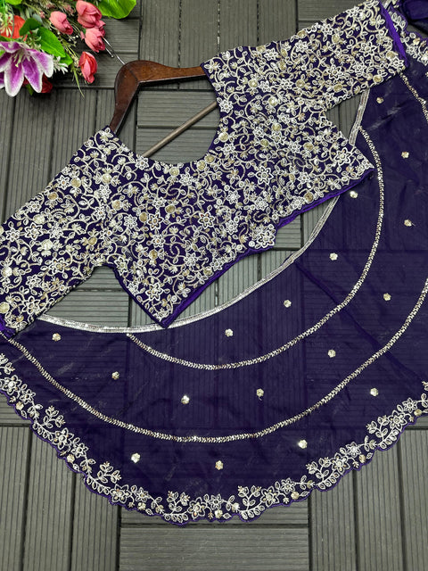 New Launching Embroidery Work Lehenga Choli