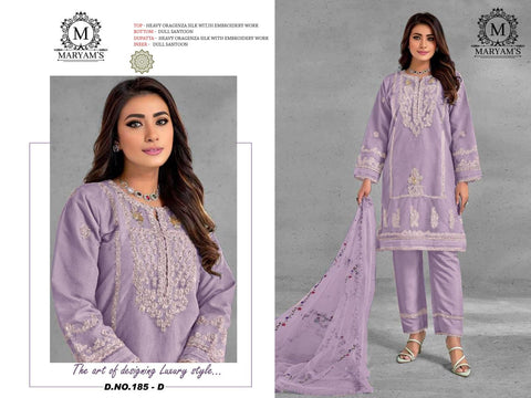 New Heavy Organza With Embroidery Sequence Work And Moti Work Suit