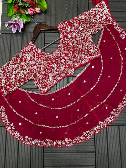 New Launching Embroidery Work Lehenga Choli
