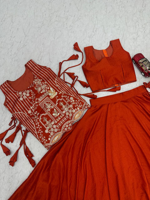New  Festival Special embroidery trade and sequence lengha Choli