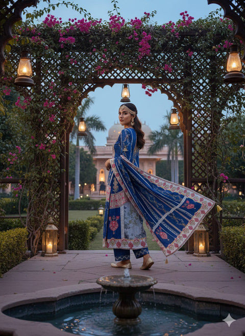 New beautifully designed  muslin suit
