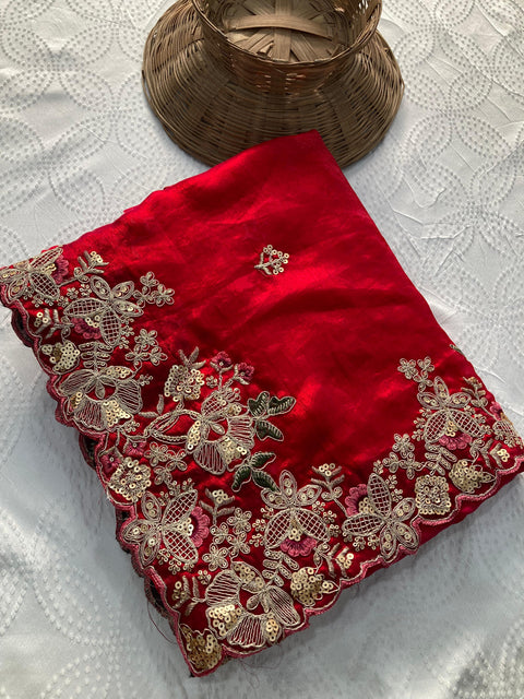 New Launch Party Wear Soft Fendy Chiffon Saree