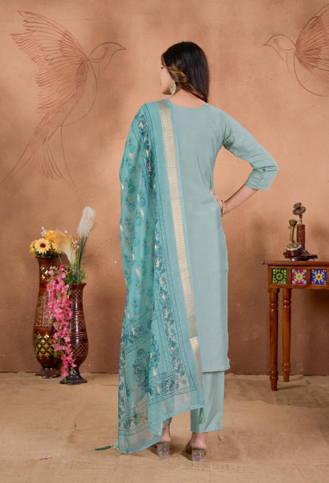 New Designers Kurti Pent Dupatta Set