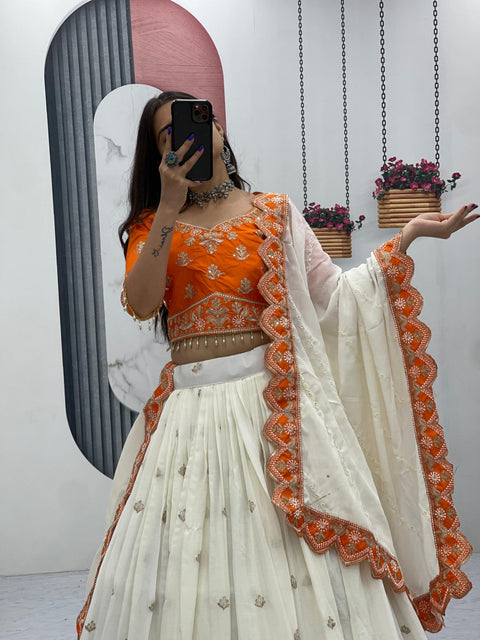 New Wedding Special  Heavy Embroidery Caoding Lehenga Choli
