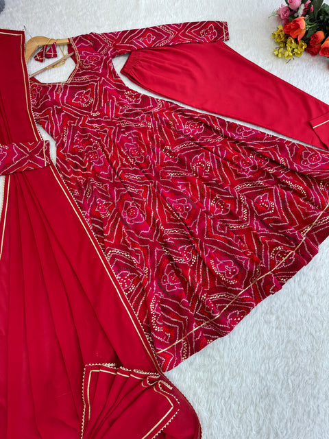 New Party Wear Look Pure Viscos Reyon Gown