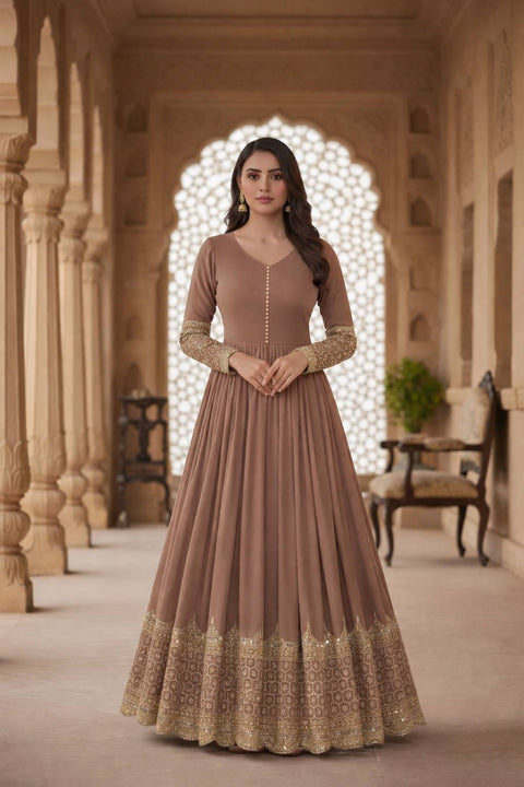 New Premium Designer Anarkali Two Piece Set