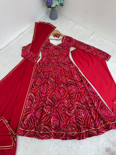 New Party Wear Look Pure Viscos Reyon Gown