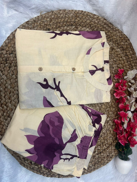 New Launch Premium quality cotton fabric cord set