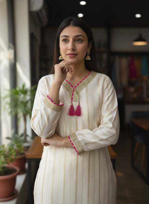 NEWLY LAUNCHED 3-PIECE KURTI SET