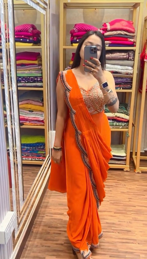 NEW SUPERHIT TRENDING READY TO WEAR SAREE