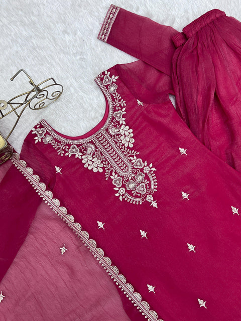New Launching Partywear Gown & Dupatta Set