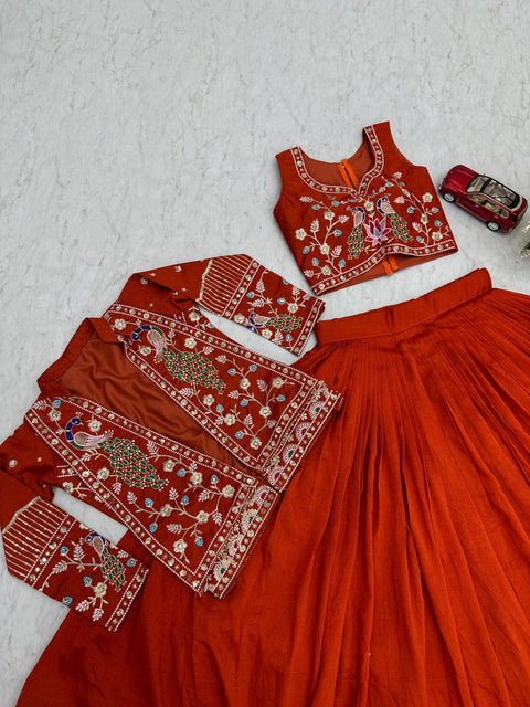 New Festival Special crop top Micro Cotton handwork Lehenga