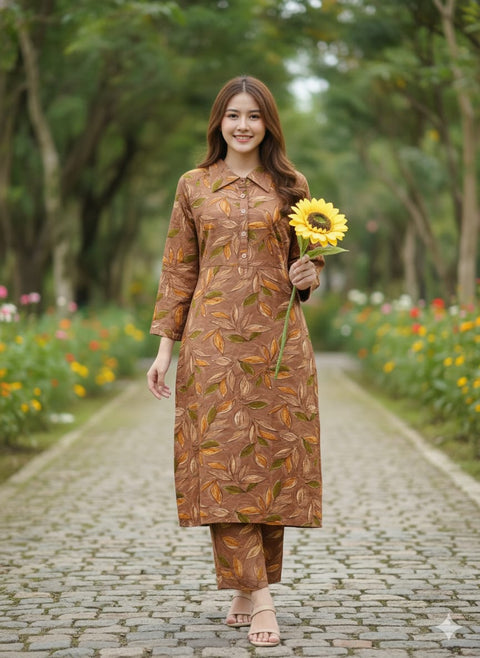 New REGULAR AND DAILY WEAR HEAVY STRAIGHT KURTI PANT SET