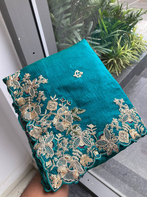 New Launch Party Wear Soft Fendy Chiffon Saree