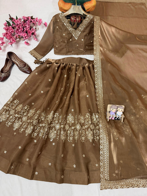 NEW DESIGNER WEDDING WEAR SEMI BRIDAL LEHENGA CHOLI