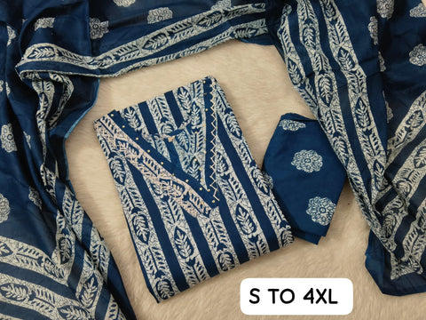 New Premium JAIPURI FABRIC  KURTI & PENT WITH DUPATTA
