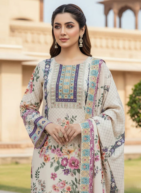 New Premium digital prints and hand embroidery and hand worksSilks Suit