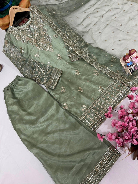 NEWLY LAUNCHED KURTI-PLAZZO SET