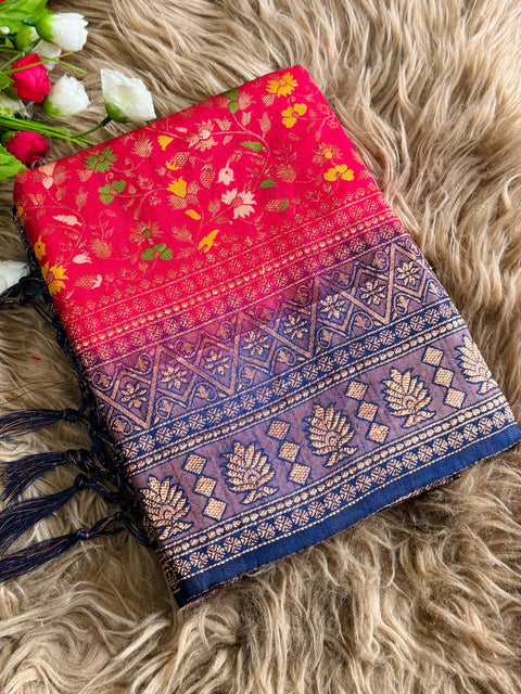 New premium festive and special occasions Banarasi jal design saree