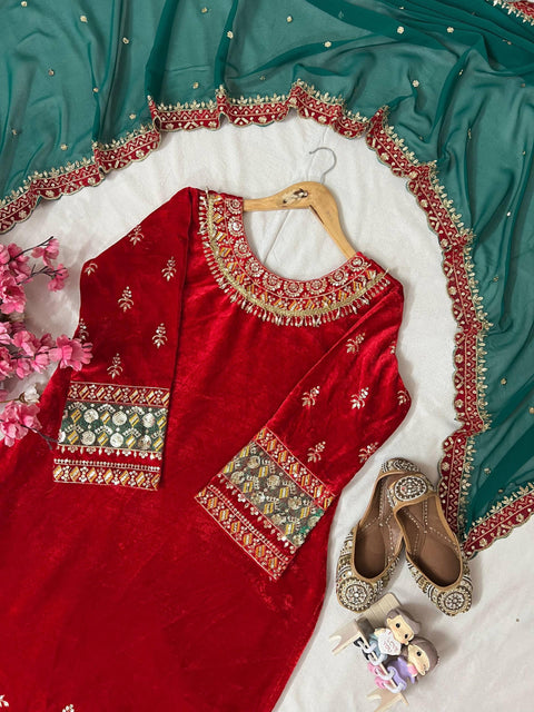 NEWLY LAUNCHED KURTI-PLAZZO SET