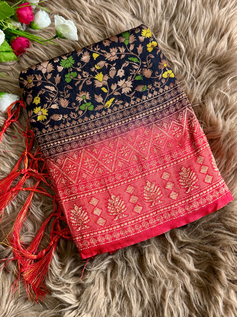 New premium festive and special occasions Banarasi jal design saree