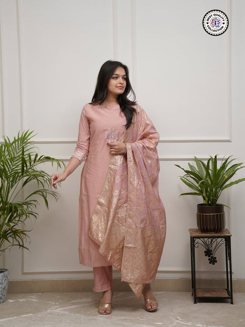 New Beautiful Collection PAIR OF TOP-BOTTOM & DUPATTA