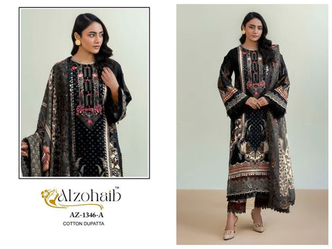 New Premium pure cotton with heavy patch work pakishtani Suits