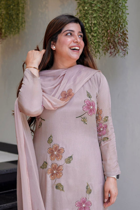 New presenting stylish Kurti Bottom With Dupatta 3 Piece set